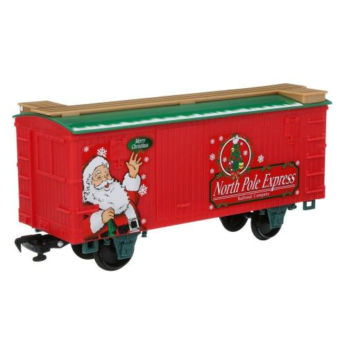  Eztech Christmas Train Set - North Pole Express 37297 - Battery Powered Wireless Remote Control. Plays Christmas Songs