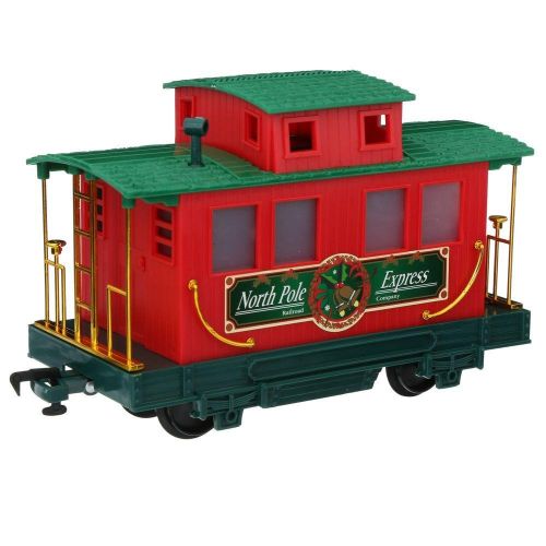  Eztech Christmas Train Set - North Pole Express 37297 - Battery Powered Wireless Remote Control. Plays Christmas Songs