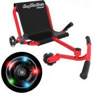 EzyRoller Classic Ride On Scooter and Go Kart for Kids Ages 4+ - Red LED Limited Edition