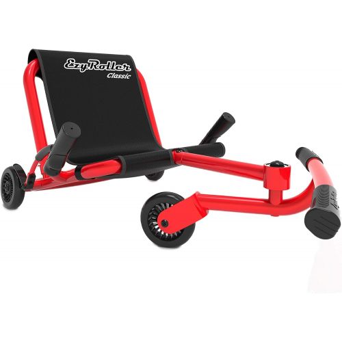  Ezyroller Classic - Black - Ride On for Children Ages 4+ Years Old - New Twist on Scooter - Kids Move Using Right-Left Leg Movements to Push Foot Bar - Fun Play and Exercise for Bo