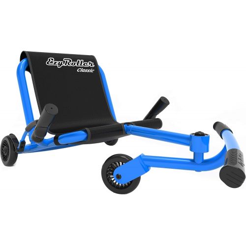  Ezyroller Classic - Black - Ride On for Children Ages 4+ Years Old - New Twist on Scooter - Kids Move Using Right-Left Leg Movements to Push Foot Bar - Fun Play and Exercise for Bo