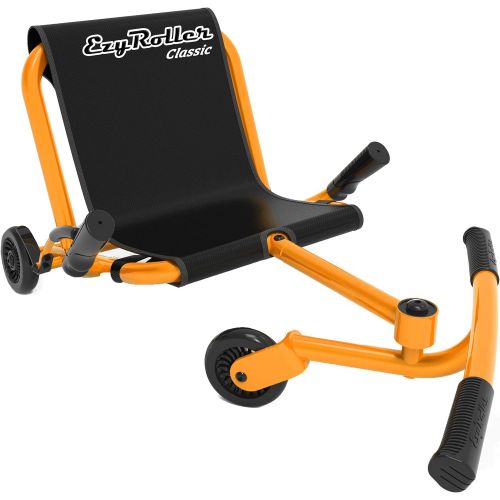  Ezyroller Classic - Black - Ride On for Children Ages 4+ Years Old - New Twist on Scooter - Kids Move Using Right-Left Leg Movements to Push Foot Bar - Fun Play and Exercise for Bo