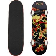 F&FSH Skateboards, (The Monkey King Pattern) Professional Four-Wheel 31-inch 7-Layer Maple Double Tilt Skateboard Suitable for Young Adults