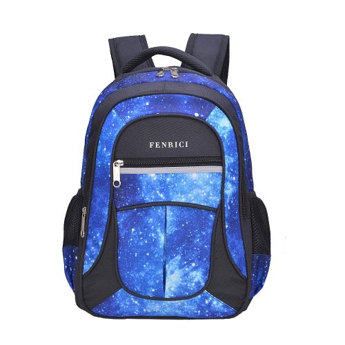  F FENRICI Galaxy Backpack for Little Kids, Boys by Fenrici, 16.1 Inch Durable Book Bags for Preschool, Kindergarten Students, Supporting Kids with Rare Diseases