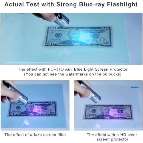  [아마존베스트]2-Pack 14 Inch Screen Protector -Blue Light and Anti Glare Filter, FORITO Eye Protection Blue Light Blocking & Anti Glare Screen Protector for 14 with 16:9 Aspect Ratio Laptop