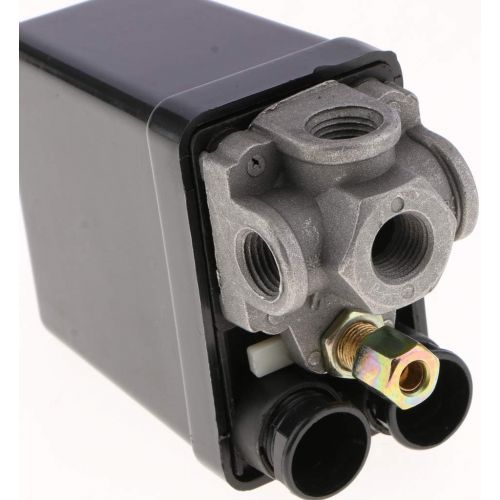  F Fityle 1 Port / 3 Port Luftkompressor Pumpe Druck Ein/Aus-Knopf-Schalter Steuerventil Vertikal Typ Ersatzteil Druckregler Druckschalter - 3 Anschluss