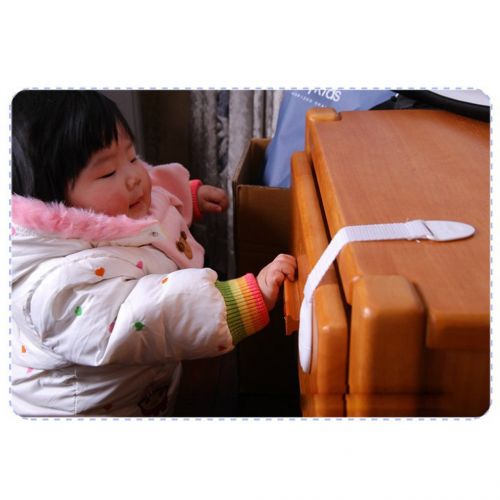  F-blue Baby Infant Safety Door Drawer Locks Finger Safe Protector