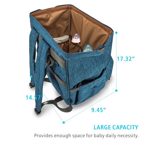  Backpack Diaper Bag, F-color Water Resistant Baby Diaper Bag for Women or Men Large Capacity Easy to...