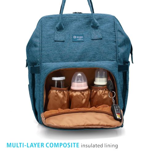  Backpack Diaper Bag, F-color Water Resistant Baby Diaper Bag for Women or Men Large Capacity Easy to...