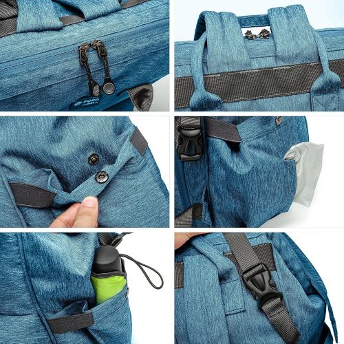  Backpack Diaper Bag, F-color Water Resistant Baby Diaper Bag for Women or Men Large Capacity Easy to...