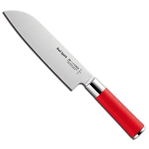  [아마존베스트]F. DICK Dick Red Spirit Santoku Knife 18cm High-alloyed stainless steel. Ultra-sharp laser tested 7 Santoku blade.