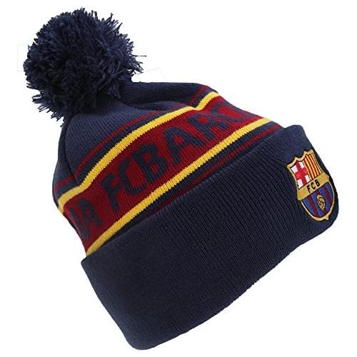  F.C. Barcelona FC Barcelona Official Text Winter Beanie Hat