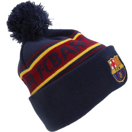  F.C. Barcelona FC Barcelona Official Text Winter Beanie Hat