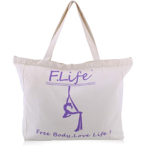  [아마존베스트]F.Life 11 Yards Aerial Silks Equipment- Medium Stretch Aerial Silk Hardware kit for Acrobatic Dance,Air Yoga, Aerial Yoga Hammock 10 Meters Long