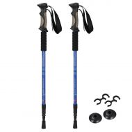 F2C Hiking Trekking Poles| Walking Stick Cane Crutch| Trekking Poles for Trail Climbing Camping Mountaining Backpacking| Height Adjust Quick Lock Ultralight Aluminum Telescopic Hom