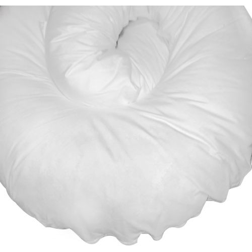  [아마존베스트]F2C Pregnancy Support Pillow Contoured Total Full Body Support Pillow Nursing Maternity Sleeping Support Baby Snug Cushion U Shape/C Shape (C-Shape White)