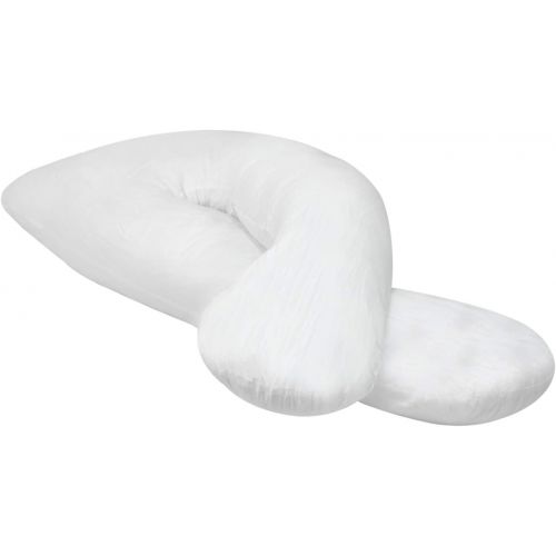  [아마존베스트]F2C Pregnancy Support Pillow Contoured Total Full Body Support Pillow Nursing Maternity Sleeping Support Baby Snug Cushion U Shape/C Shape (U-Shape White)