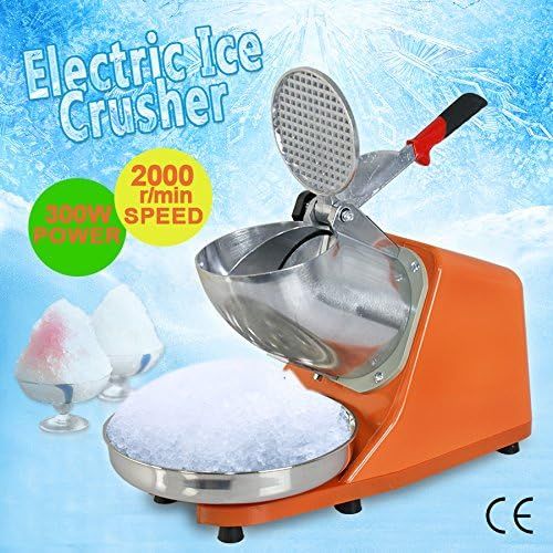  [아마존베스트]F2C 300W Electric Ice Shaver Machine Shaved Ice Machine Ice Crusher Snow Cone Maker 143 LBS