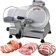 F2C Professional Stainless Steel Semi-Auto Meat Slicer Electric Food Slicer, DeliVeggies, 240W 530 RPM (Model #01)