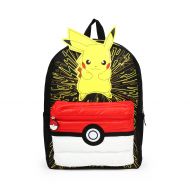 FAB Starpoint Pokemon 3D Pikachu with Puffd Pokeball Pocket Backpack School Bag