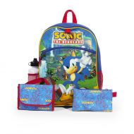FAB Starpoint Sega Sonic Blue 16 Backpack Back to School Essentials Set