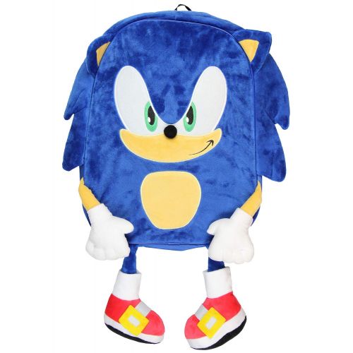  FAB Starpoint Sonic The Hedgehog Plush Full Body Blue Backpack