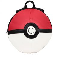 FABNY Pokemon Backpack Pokeball Kids Boys Girls School Travel Bookbag - Red, Black, White 16 Inch