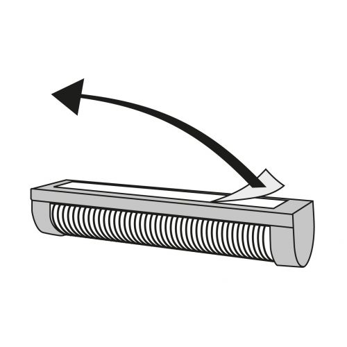  FACKELMANN NIROSTA Schubladen-Messerhalter, Schubladeneinsatz fuer Messer, Messerblock fuer die Schublade (Farbe: Grau/Silber), Menge: 1 Stueck