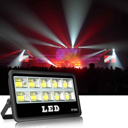  FAISHILAN 400W LED Flood Light, Super Bright Outdoor IP66 Waterproof Floodlight, 40000Lm, 6500K for Garage, Garden, Lawn and Yard