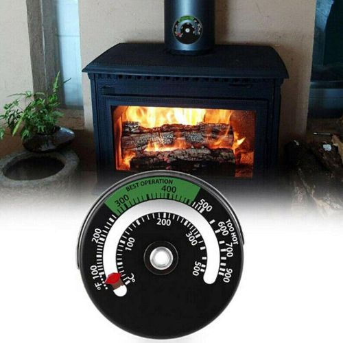  FAKEME Magnetic Thermometer Wood Burner Top Temperature Meter Stove Flue Pipe Thermometer Fireplace Accessories Tools