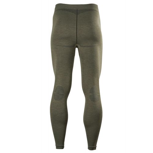  FALKE Mens Wool Tech Long Tights - Olive Green