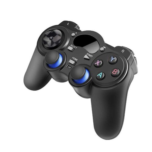  [아마존베스트]RIBOXIN USB Wireless Gaming Controller Gamepad for PC/Laptop Computer(Windows XP/7/8/10) & PS3 & Android & Steam - [Black] (Black)