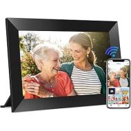 FANGOR 10.1 Inch WiFi Digital Picture Frame 1280x800 HD IPS Touch Screen, Electronic Smart Photo Frame with 32GB Storage, Auto-Rotate, Instantly Share Photos/Videos via Uhale App from Anywhere