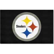 FANMATS 28806 Pittsburgh Steelers Ulti-Mat Rug - 5ft. x 8ft. | Sports Fan Area Rug, Home Decor Rug and Tailgating Mat - Steelers Primary Logo