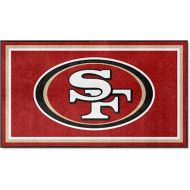 FANMATS 19884 NFL San Francisco 49ers 3ft. x 5ft. Plush Area Rug | Sports Fan Area Rug, Home Decor Rug and Tailgating Mat