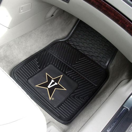  FANMATS Vanderbilt University 2-pc Vinyl Car Mat Set