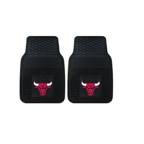  FANMATS A set of 3 Piece Automotive Gift Set: 2 Front All Weather Floor Mats and 1 Wheel Cover - Chicago Bulls