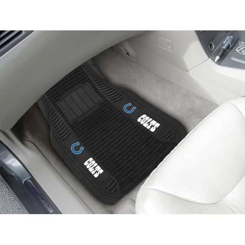  FANMATS NFL Indianapolis Colts Nylon Face Deluxe Car Mat