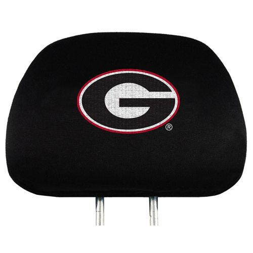  FANMATS University of Georgia Head Rest Cover and Floor mat.Logo On Front and Rear Auto Floor Liner. You get 2 headrest covers and 4 Floor Mat in this gift set. Perfect to University of Ge