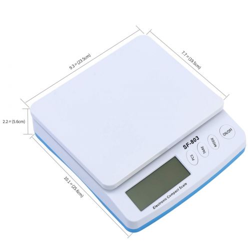  [아마존베스트]FANWAYER Postal Scale Mail Scale Postal Digital Shipping Scale for Packages Mailing Scale Ditigal Scales Package Scale 01 Gram Scale Postal Scales for Shipping Gram Scales Digital Weight