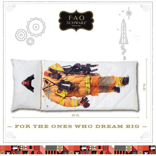 FAO Schwarz Imaginary Adventure Firefighter Sleeping Bag
