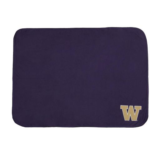  FAST ASLEEP NCAA Washington Huskies Baby Blanket for Boy or Girl Navy: Baby