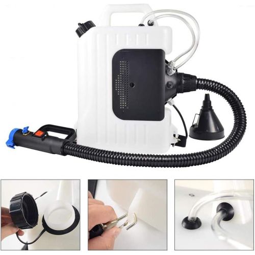  FASTTOBUY 10L Electric ULV Fogger, Backpack Intelligent Sprayer Cold Fogging Machine Indoor Cool 110V 1200W Spray Distance 8-10M