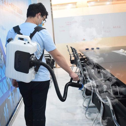  FASTTOBUY 10L Electric ULV Fogger, Backpack Intelligent Sprayer Cold Fogging Machine Indoor Cool 110V 1200W Spray Distance 8-10M