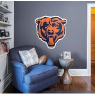 Fathead NFL Chicago Bears Officially Licensed Logo Removable Wall Decal, Multicolor, Giant - 14-14008