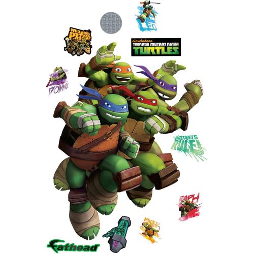  FATHEAD Teenage Mutant Ninja Turtles: Heroes in a Half Shell - Officially Licensed Removable Wall Decal