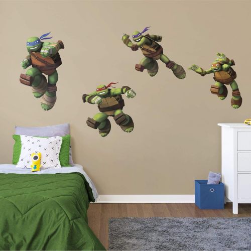  FATHEAD Teenage Mutant Ninja Turtles: Turtle Power Collection - Officially Licensed Removable Wall Decal