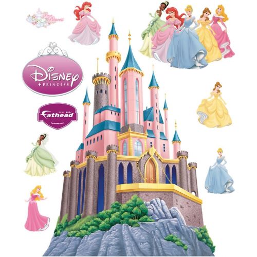  FATHEAD Disney Princess: Castle Officially Licensed Disney Removable Wall Decal