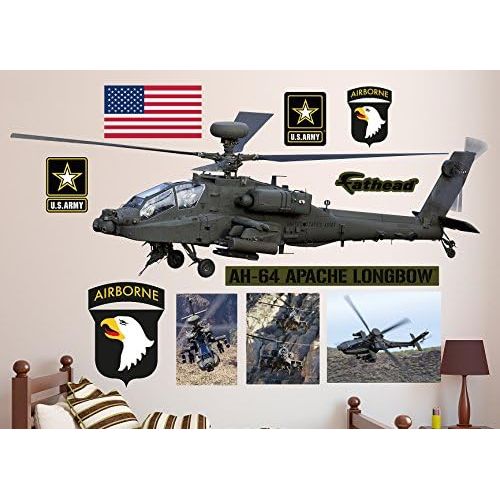  FATHEAD AH-64 Apache Longbow Helicopter Real Decals