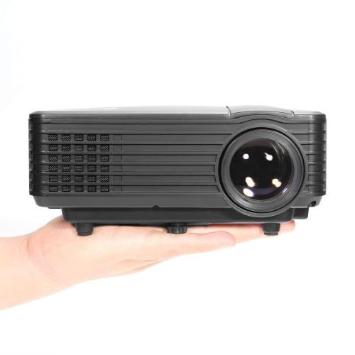  FAVI LED-3 LED LCD (SVGA) Mini Video Projector - US Version (Includes Warranty) - Black (RioHD-LED-3)